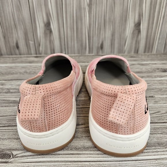 Karl Lagerfeld Paris Suede Slip On Sneakers Shoes-Pink Tie Dye - Men\'s Size 9NEW main image 9